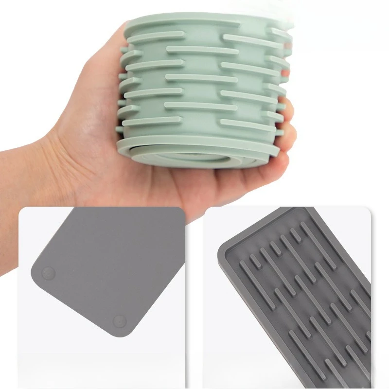New Narrow-sided Long Strip Non-slip Pad, Silicone Drain Pad, Kitchen Countertop Pad, Daily Non-slip Pad, Bar Mat
