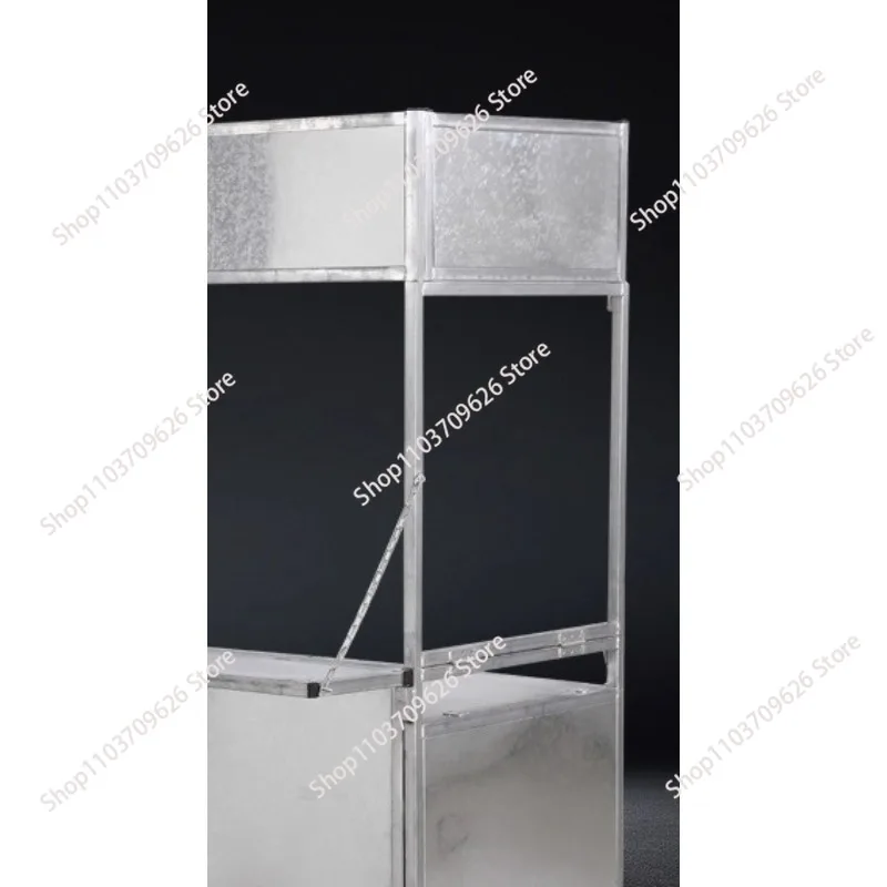 Folding stall new street stall night market mobile hand push shelf wholesale hot halogen mobile snack dining car
