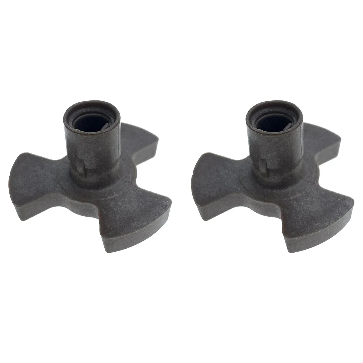2pcs Microwave Oven Replacement Spare Parts Turntable Coupler Roller Tray Shaft Plate Support Stand Coupling
