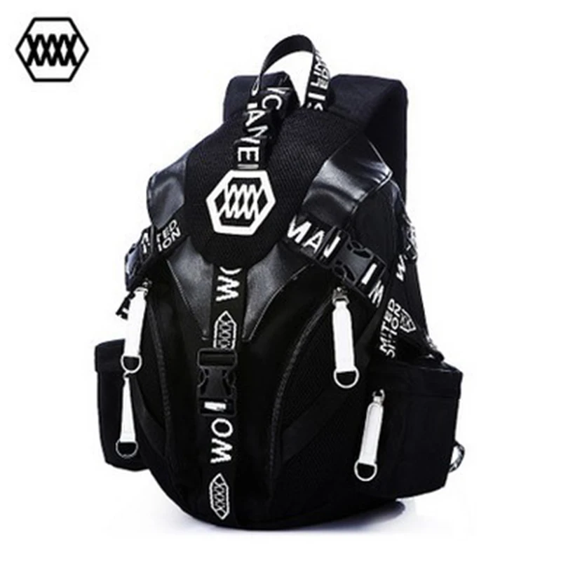 Fashion Motorcycle Helmet Bag Knight Outdoor Riding Luggage Pack Motorbike Riding Package Casual Large Capacity Backpack