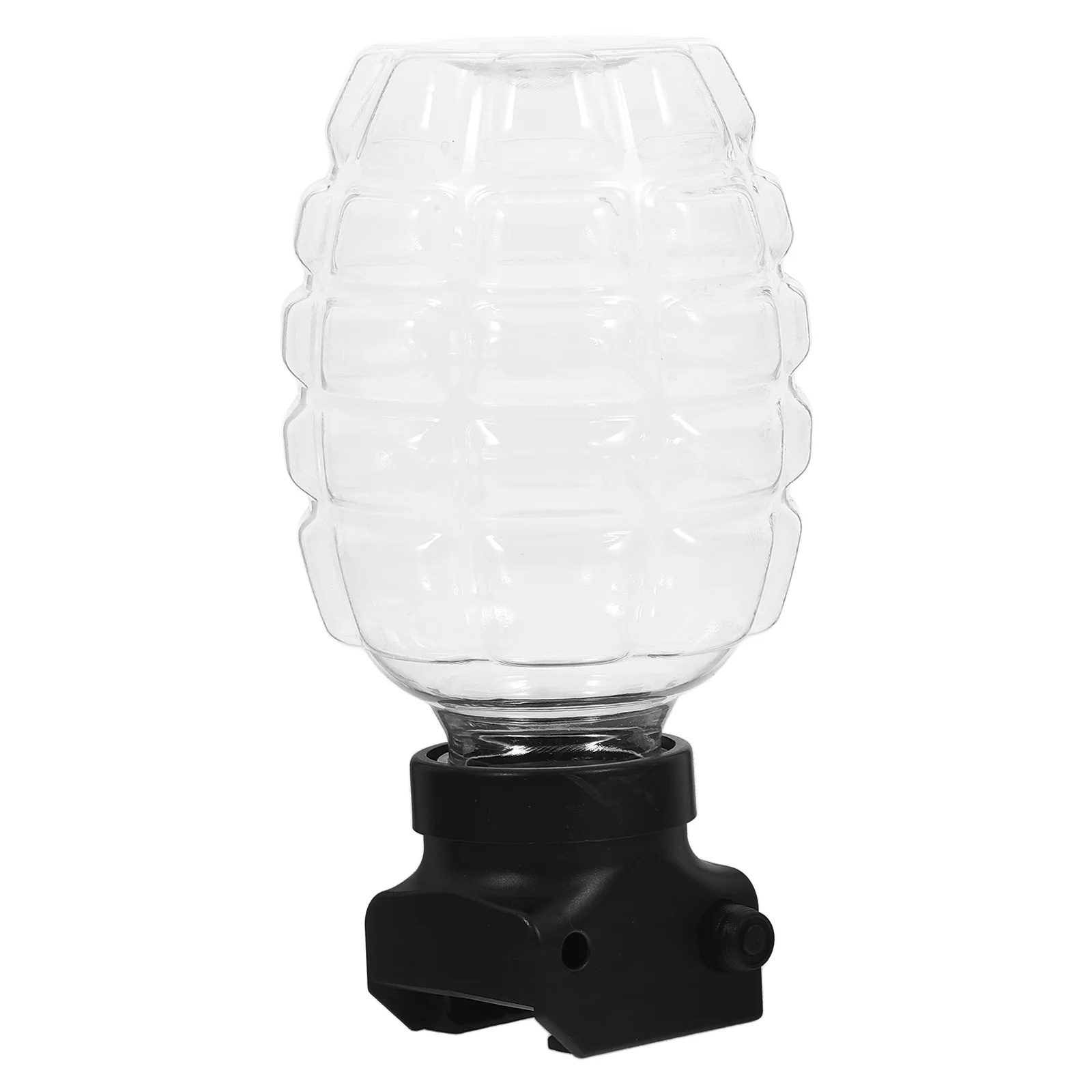 

Portable Bubble Bottle Bead Container ABS PE Plastic Round Storage Subpackage Bottles Lid Transparent Design Practical