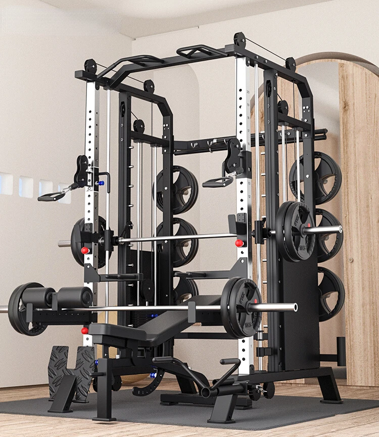 

Counter Balanced Smith Machine Comprehensive Trainer Household Bench Press Squat Rack Gantry Fitness Equipment Combination