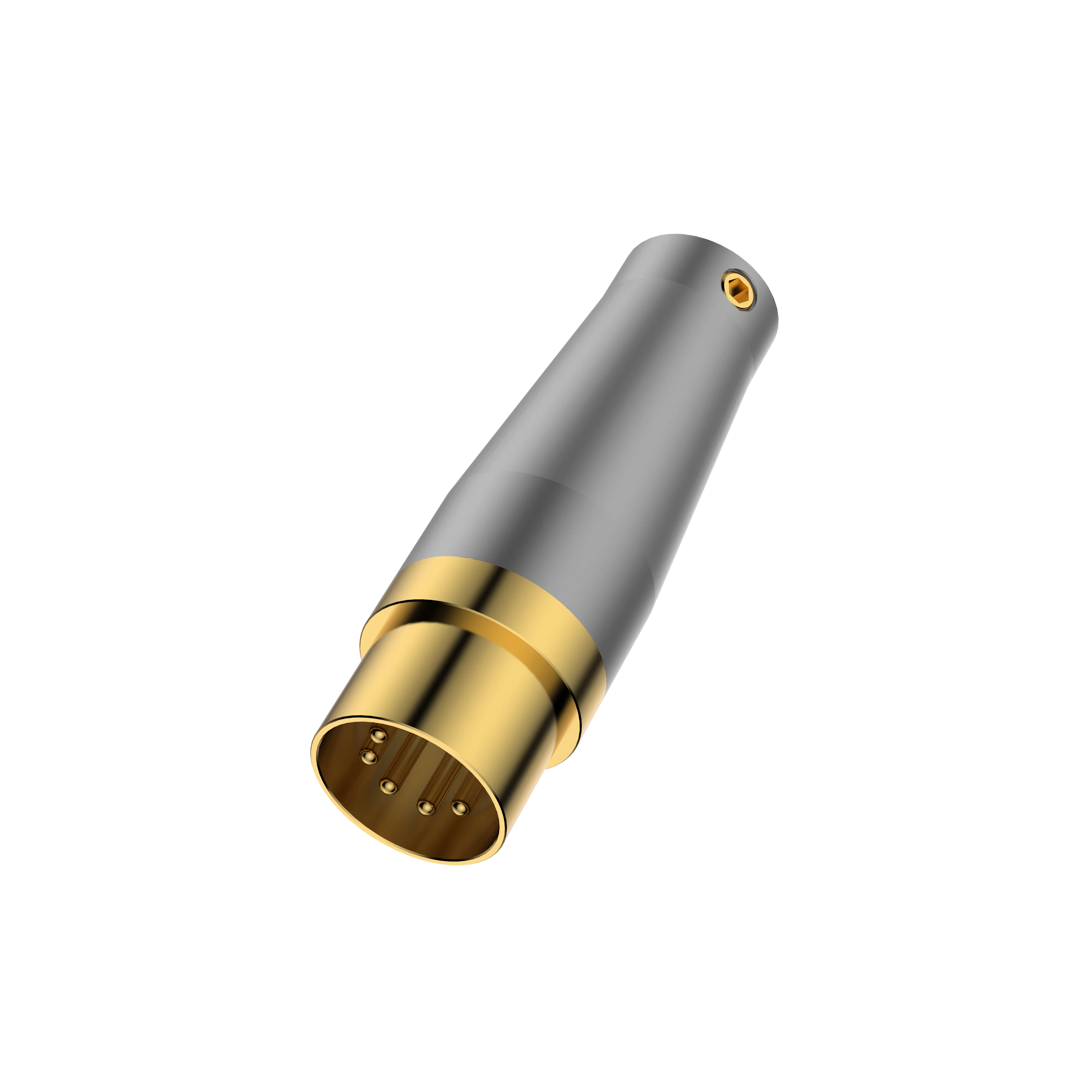 VIBORG 골드 로듐 도금 DIN5 스위치 크래프트 잠금, ND05R/G, 5 핀 Din. 05CL5M. MIDI 플러그. NAIM 오디오 커넥터, 쿼드 커넥터