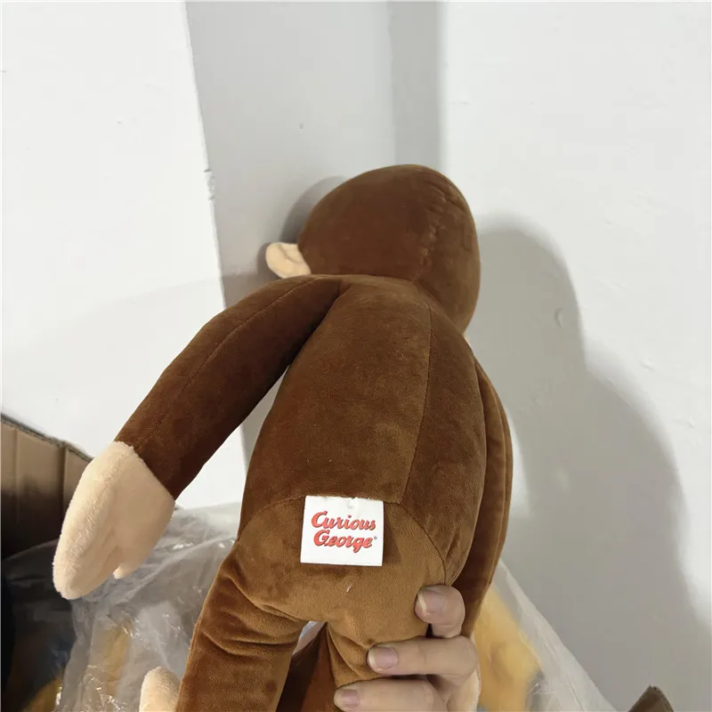 Nuovo simpatico curioso george scimmia peluche di grandi dimensioni per bambini animali di peluche giocattoli per regali per bambini