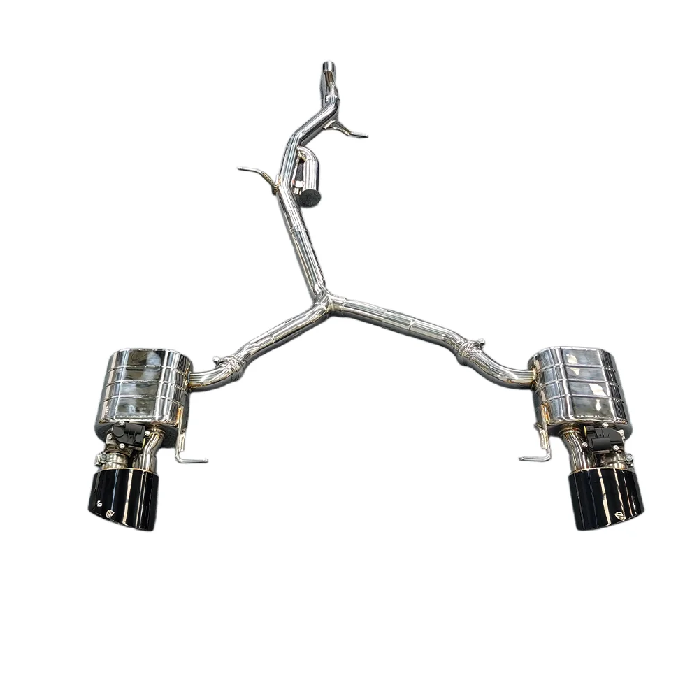 VD  For A4 A5 B8 B9 Four-wheel drive Catback Exhaust System  Upgrade RS4 RS5 Tips Muffler With Valve Performance Tuning - view 3