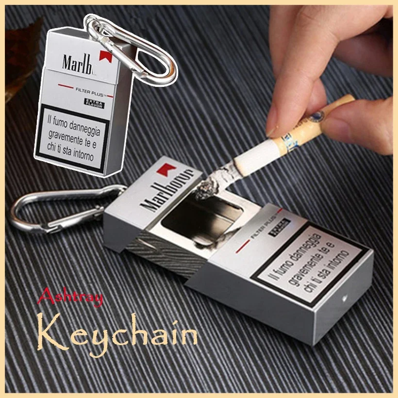 

2024NEW Mini Fashion Ashtray Creativity Keychain Customized Key Chains Accessories Birthday Gift