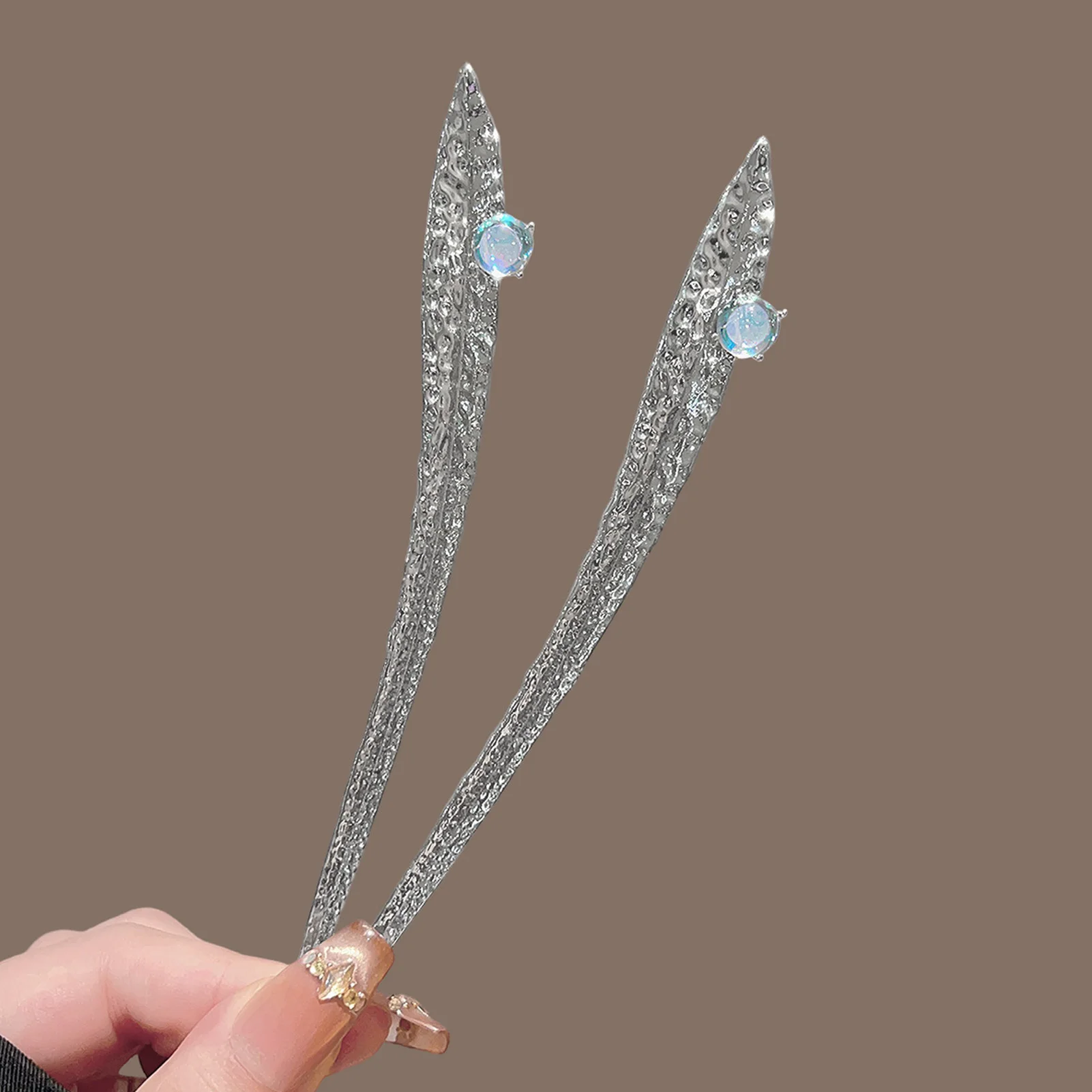 

Заколка для волос Moonstones для женщин, элегантная заколка из сплава для женщин, для свадеб, фестивалей и фотосессий