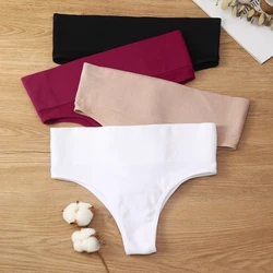 Women's Cotton Panties Seamless High Waisted Thongs Comfortable Sexy Female Underpants Panties Briefs Intimates