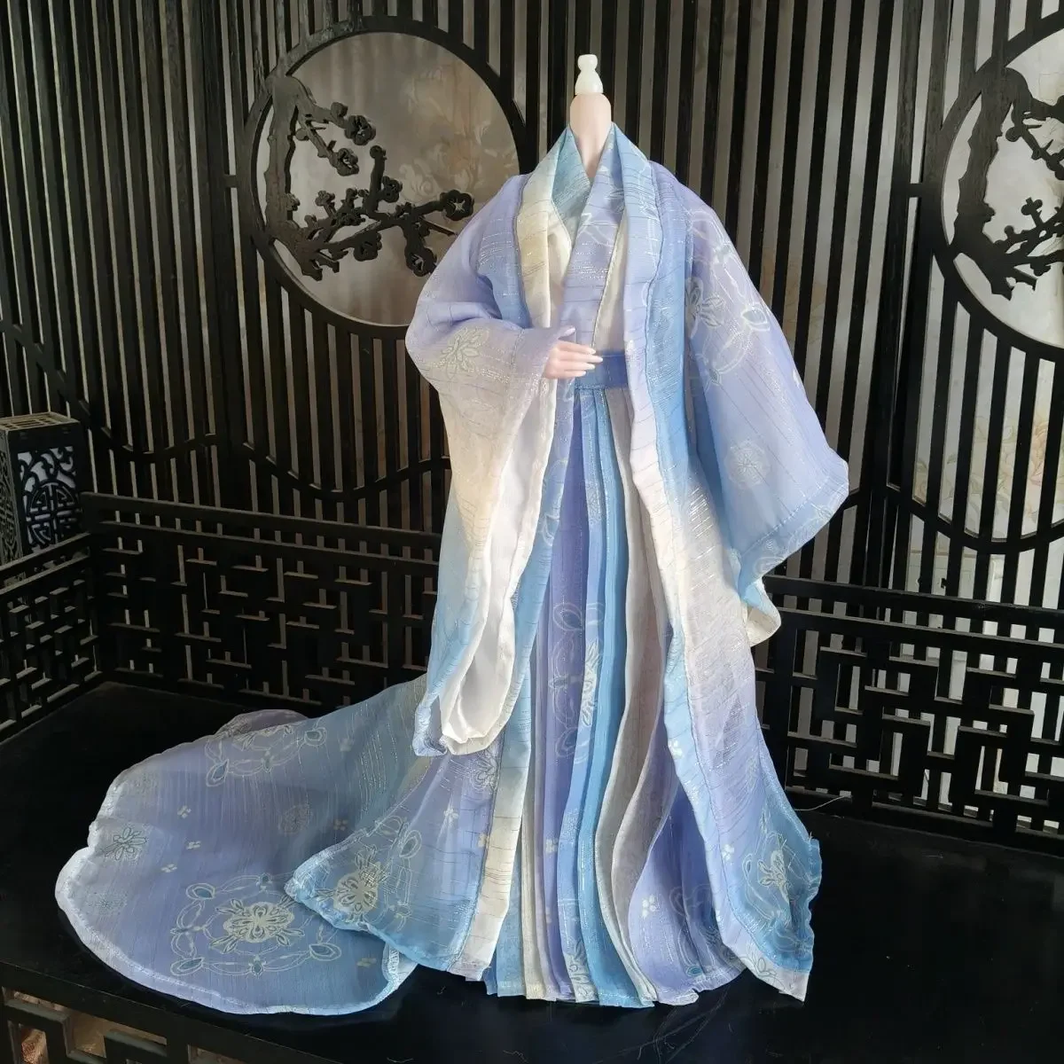 

1/4 Doll's Clothes Suit Hanfu for 45cm Bjd Doll China Ancient Style Clothing Dress Up Toys Play House Doll Accessories, No Doll