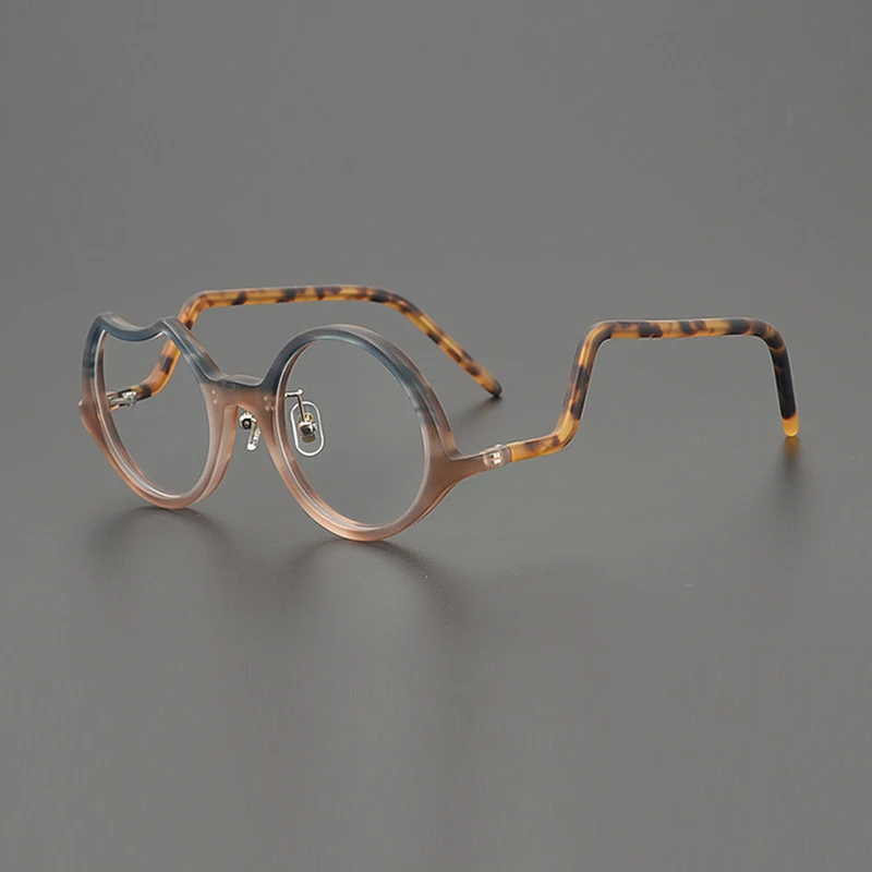 

Artistic Designer Acetate Frame Glasses Trendy Retro Eyeglasses Customize Myopia Optical Glasses Irregular Fashion Personality