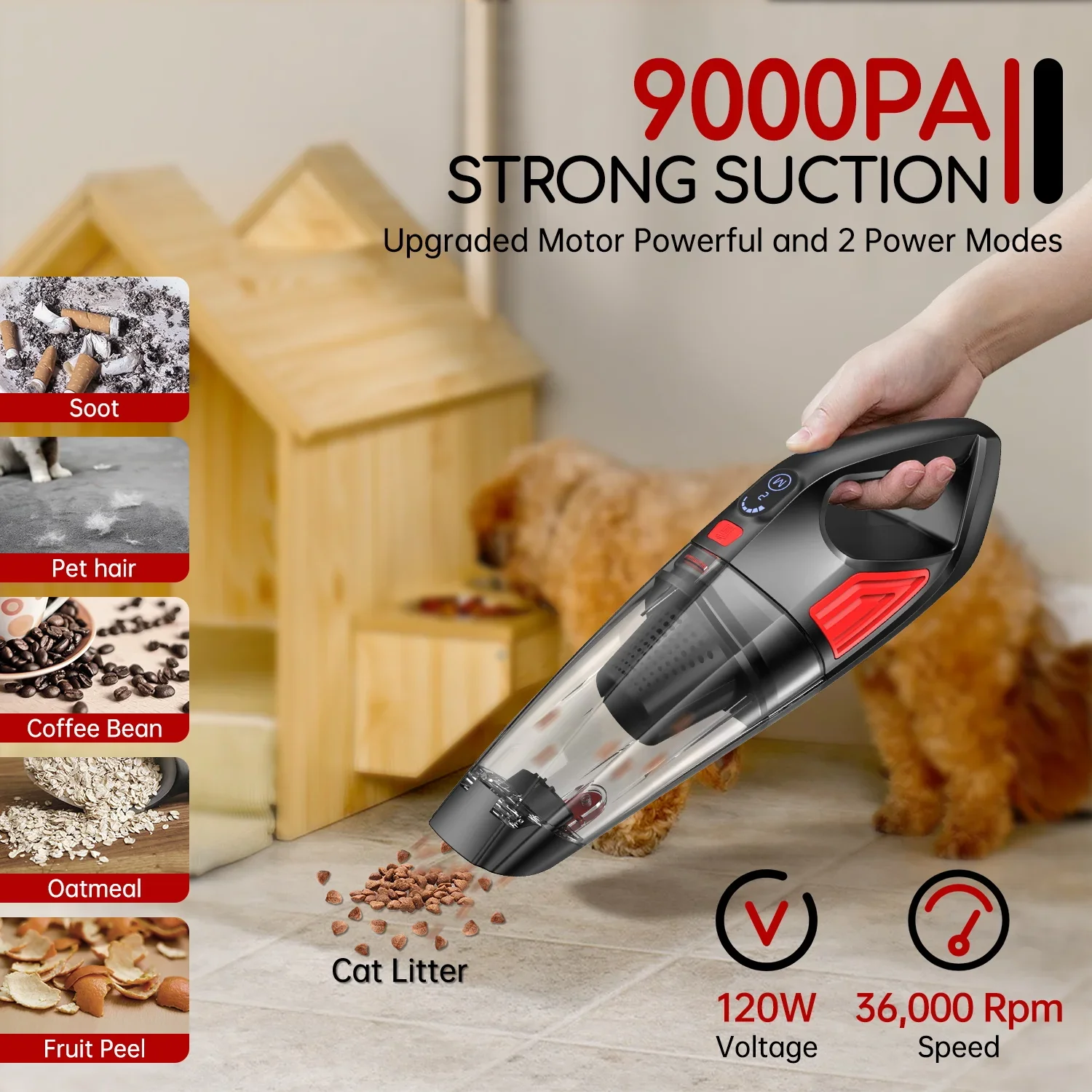 

z For ONSON Factory Powerseries Extreme Cordless Stick Vacuum Cleaner for Pets