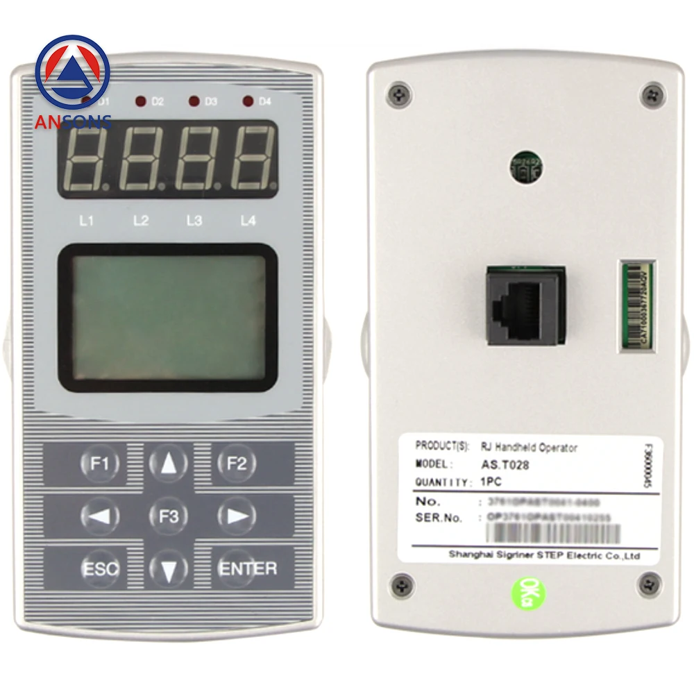 RJ45 AS.T028 AS320 STEP Elevator Test Panel Operator Inverter Handheld Server Ansons Elevator Spare Parts