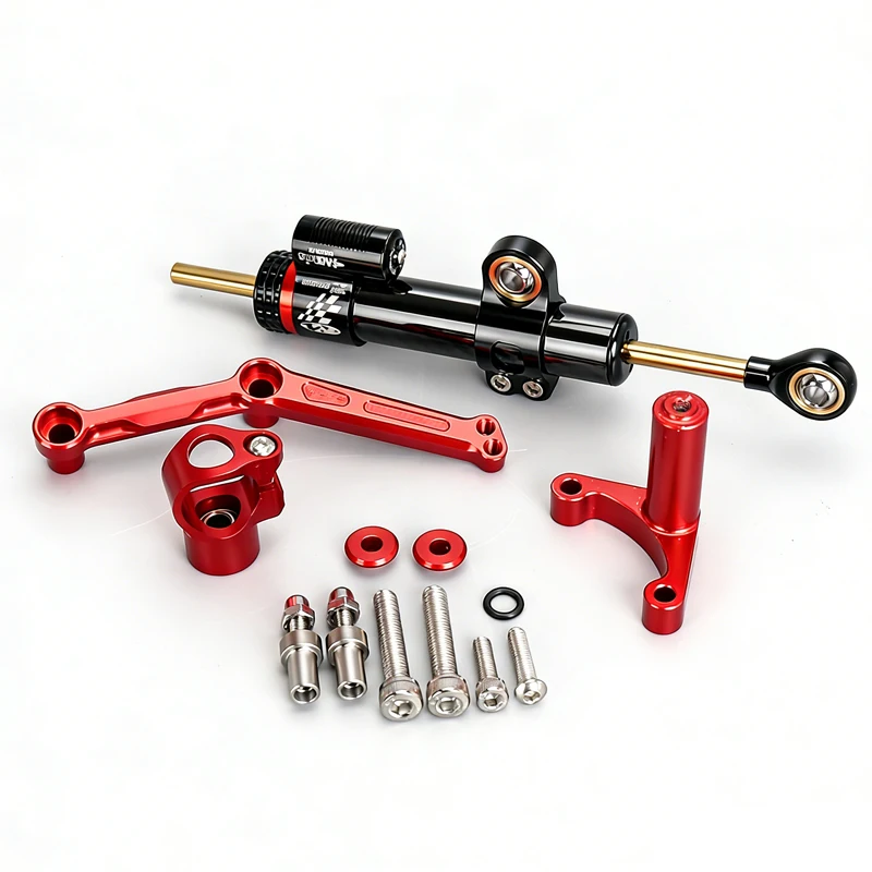 Suitable for Ducati Monster 821, 1200,1200S 797 2014-2021 NEW Motorcycle Steering Damper Stabilizer Bracket Kit