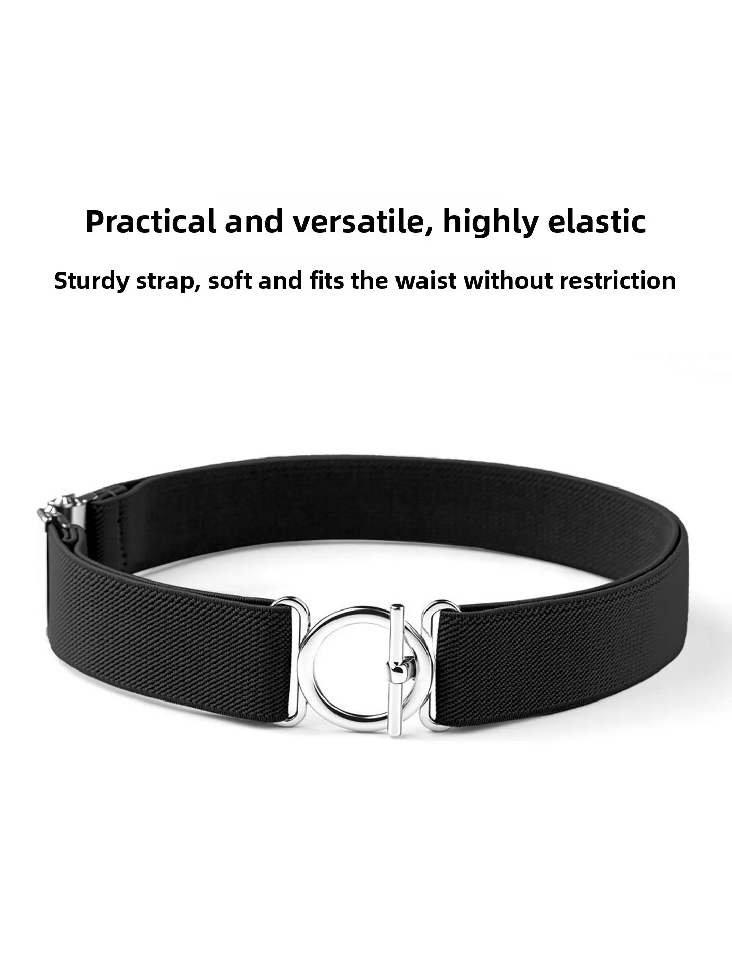 Elastic Invisible Waist Belt Women's New Style Jeans Belt Buckle Waist Shaping Tool Lazy Person's Perfect Accessory