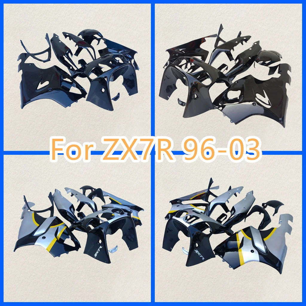 Motorcycle Fairings Kit Fit for Kawasaki ZX 7R 1996 1997 198 1999 2000-2003 96 97 98 99 00 01 02 03 ZX7R Bodywork Set