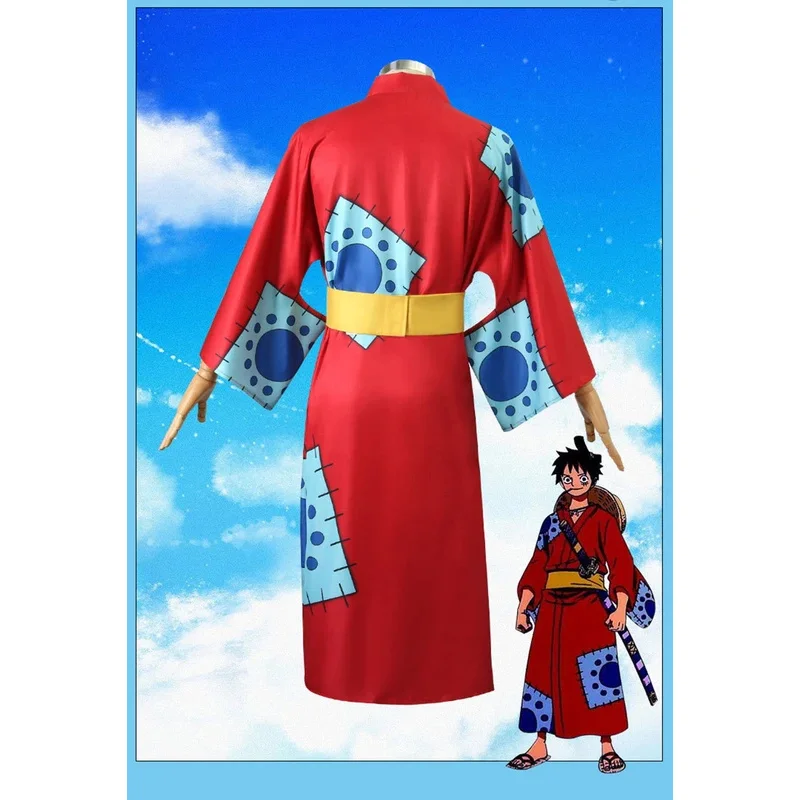 

2025 11, аниме-костюмы пирата для косплея, обезьяна Д Луффи, вано, деревенская дуга, шляпа, кимоно, карнавальная вечеринка, красная юката для взрослых