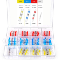 250Pcs Solder Seal Wire Connectors, Heat Shrink Butt Connectors, Waterproof and Insulated Electrical Wire Terminals, Butt Splice