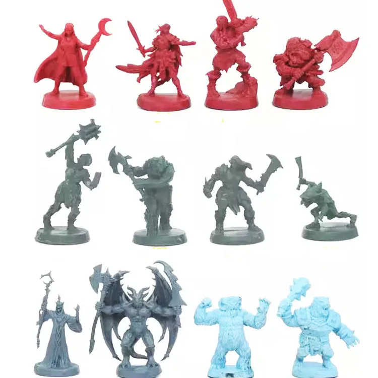 Modelo Heroquest Mythic Tier Extra Abominations momia esqueleto Caballero Warlock Mentor Bard Halfling Warlock Druid juego de mesa Mini