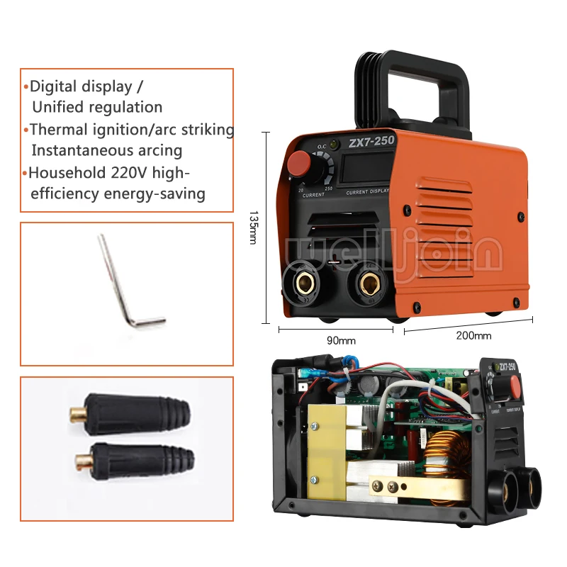 Imagem -02 - Inversor Arco Máquina de Solda Elétrica 220v 20 a 250a Ip21 Igbt Mma Arc Soldador Display Digital Zx7250