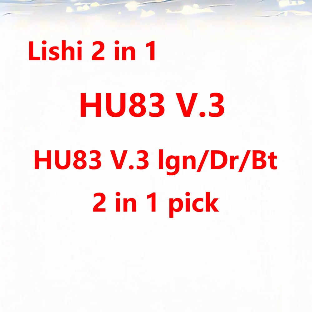 

Lishi 2 in 1 tool HU83 V.3 2in1 hu83v.3 Lgn/Dr/Bt for Peugeot for Citroen