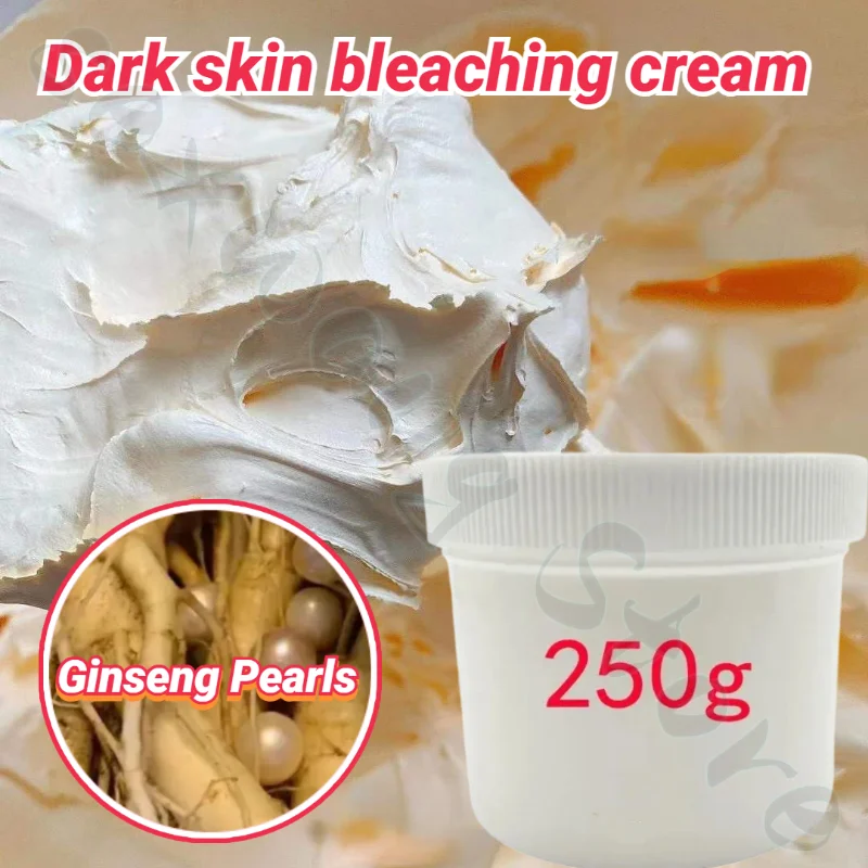 Ginseng Pearl Cream, Powerful and High-quality Skin Brightening, Suitable for Face， Neck and Hands Without Side Effects