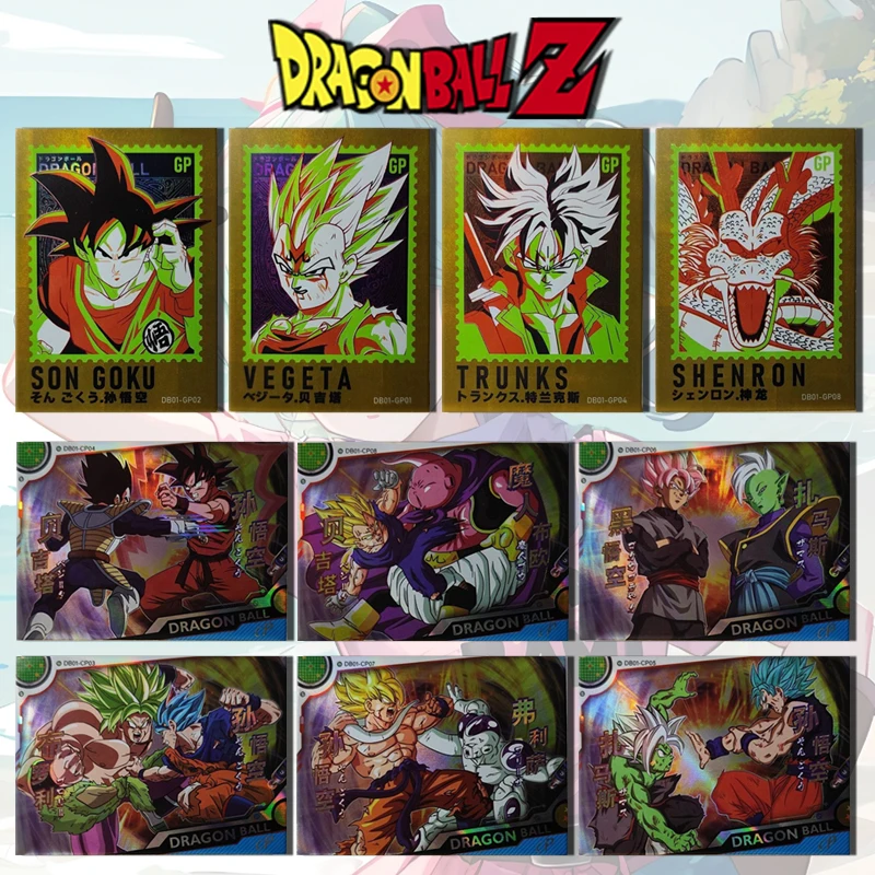 Le Man House Dragon Ball CP GP SE card Son Goku Broli Vegeta IV Majin Buu Frieza Goku Black boy Toy collection Birthday gifts