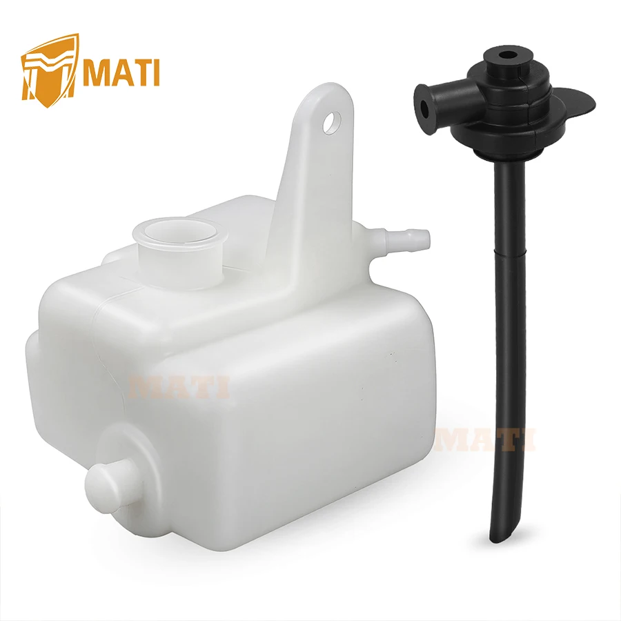 M MATI Coolant Water Tank Reservoir Bottle w/ Cover For Yamaha YZF-R1 2004-2006 5VY-21871-00-00