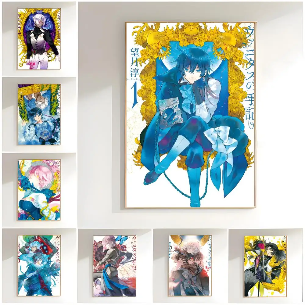vampire fantasy T-The Case Study of Vanitas Poster Classic Wall Art  Home Decor  Peel and Stick Unframed