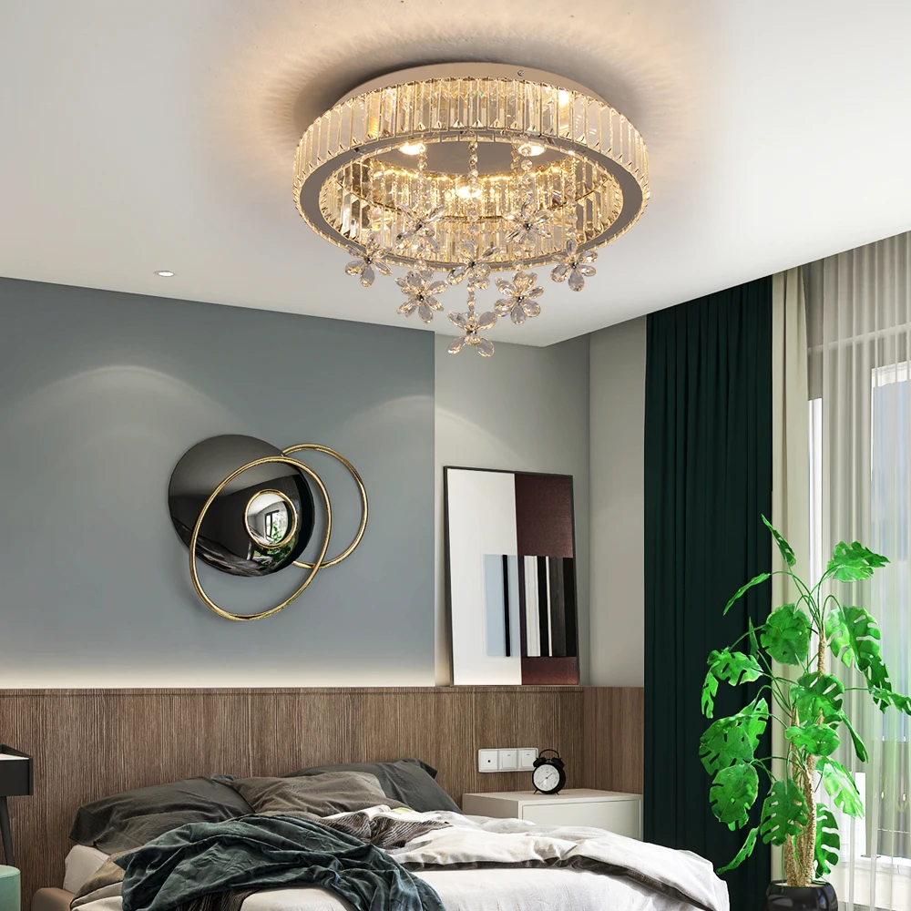 VETRULUS Kristall-LED-Deckenleuchte, moderner Kronleuchter, Pendelleuchte, luxuriöse Wohnraumdekoration, Esszimmerdekoration, Leuchten, Lüster – Detail 1