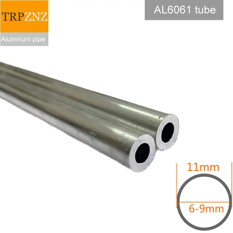 6061 aluminum tube pipe outer diameter 11mm inner diameter 9m 8mm 7mm 6mm  hollow aluminum pipe,alloy aluminum tube