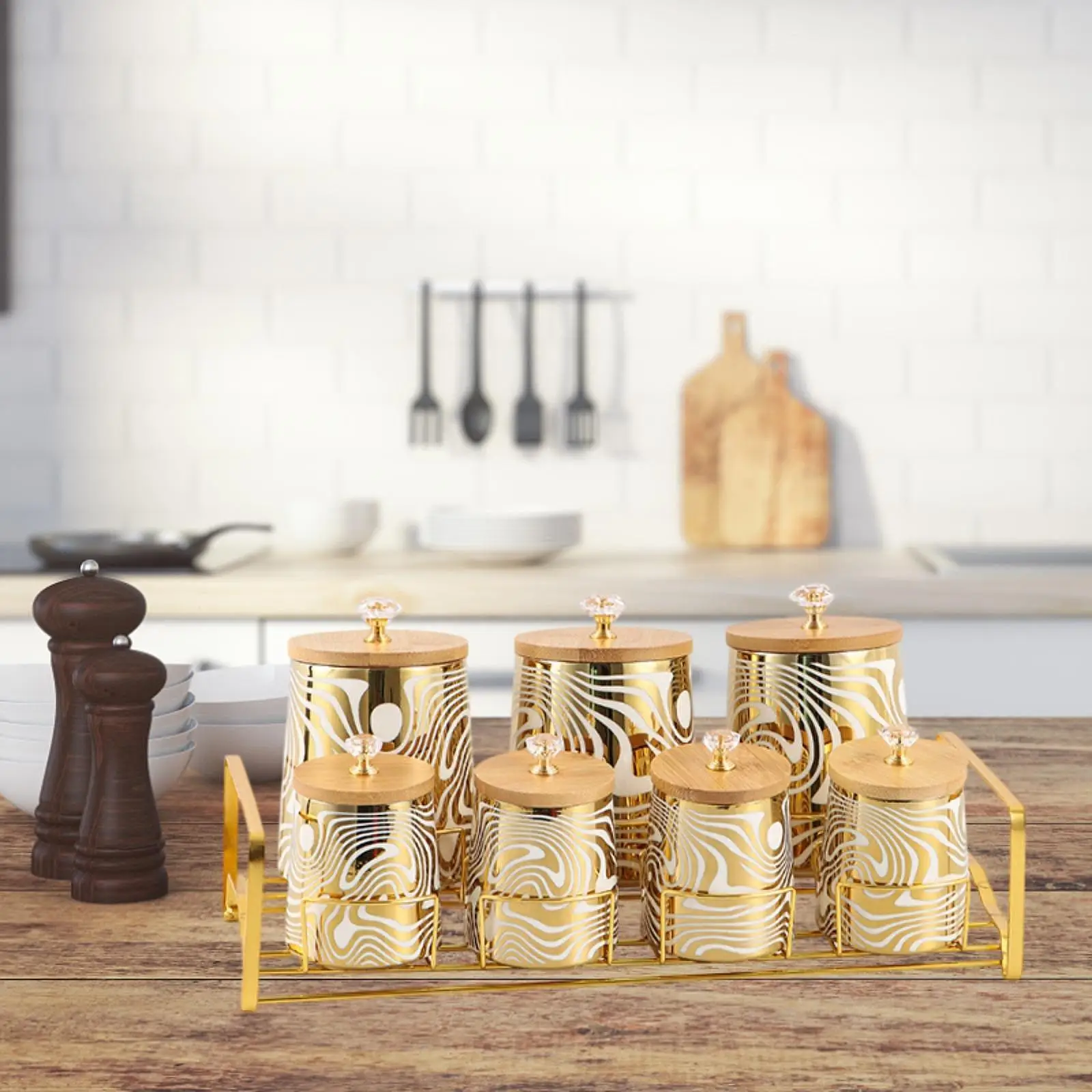 

Divided Dried Fruits Tray Ceramic Jars with Lids Organizer Modern Candy Snack Box for Cookies Nuts Home Household