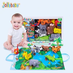 3D stereoscopic Touch Feel High Contrast Cloth Book Sensory Early Learning Educate Toy Parent-child Interactive Sound Cloth Book