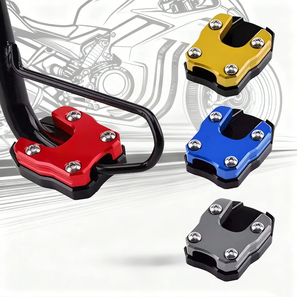 Widened Motorcycle Foot Support Base with Large Anti-Skid Pad Electric Bicycle Pedal Modification Side Temple Base for Enhanced