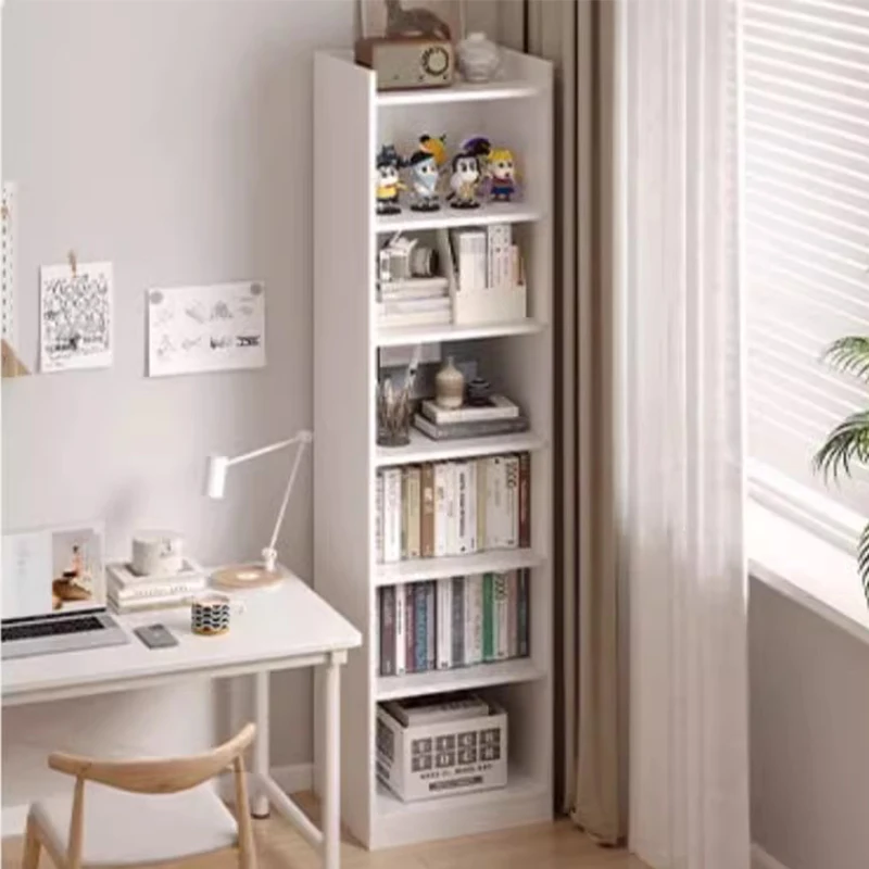 Bedroom Display Book Shelf Corner White Standing Storage Book Shelf Modern Tall Libreria Estanteria Furniture Living Room BL50BS