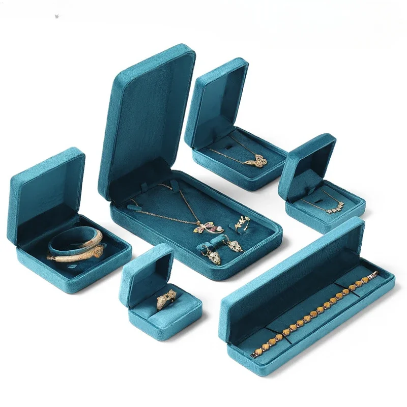 

Фланелевая упаковочная коробка для ювелирных изделий, кольцо, кулон, браслет, витрина, набор браслетов, коробка для хранения ювелирных изделий