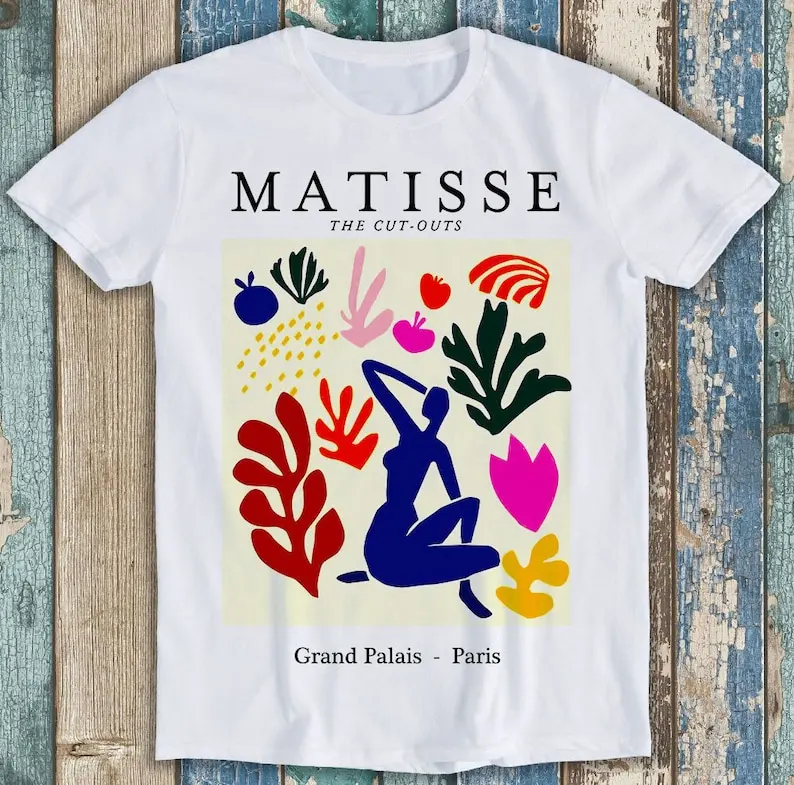 

Matisse Grand Palais Paris The Cut Outs Exhibit Best Seller Funny Meme Top Gift Tee T Shirt P1527