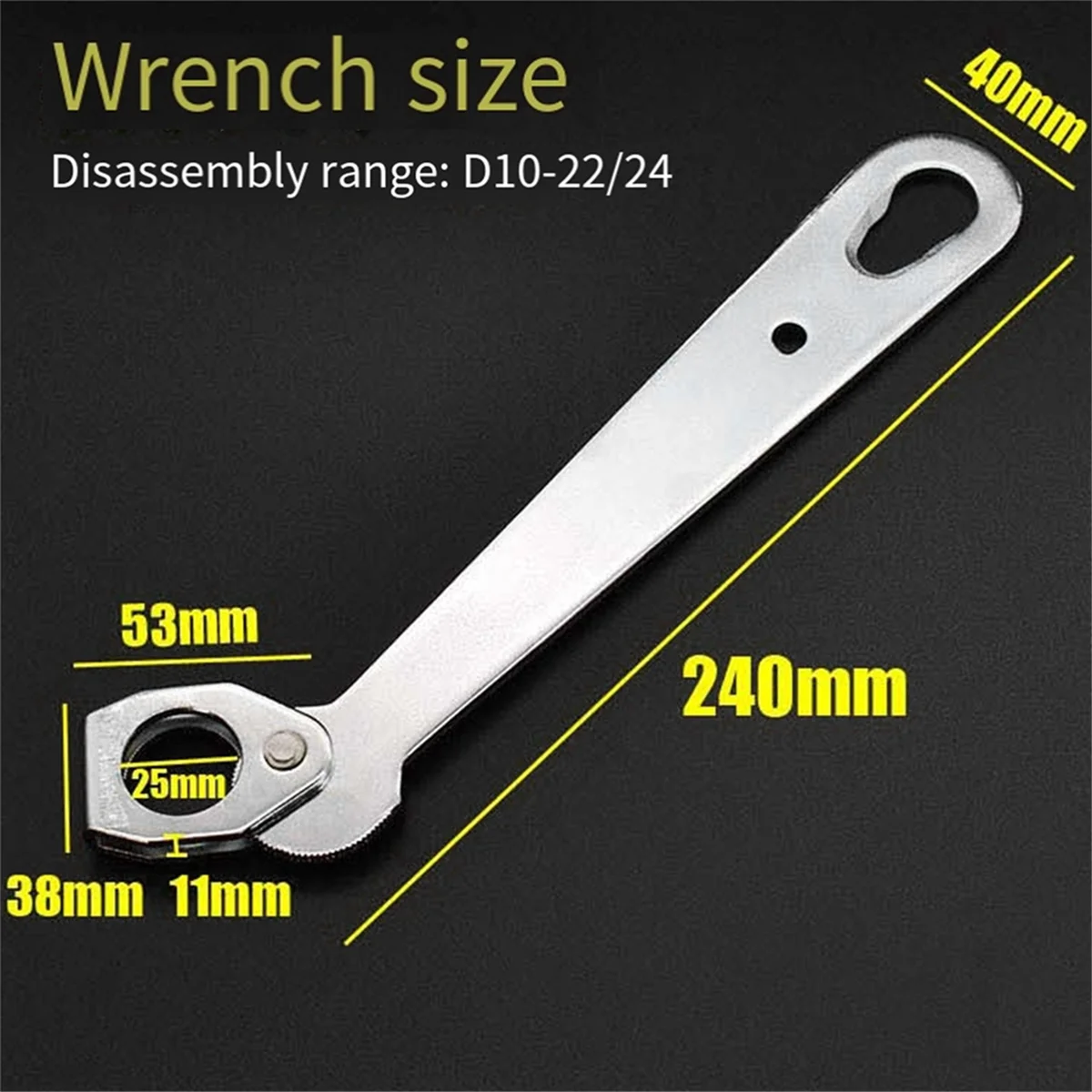 Electrode Cap Removal Wrench Repair Tool for Electrode Head Fittings of Spot Welding Machine and Touch Welding Machine