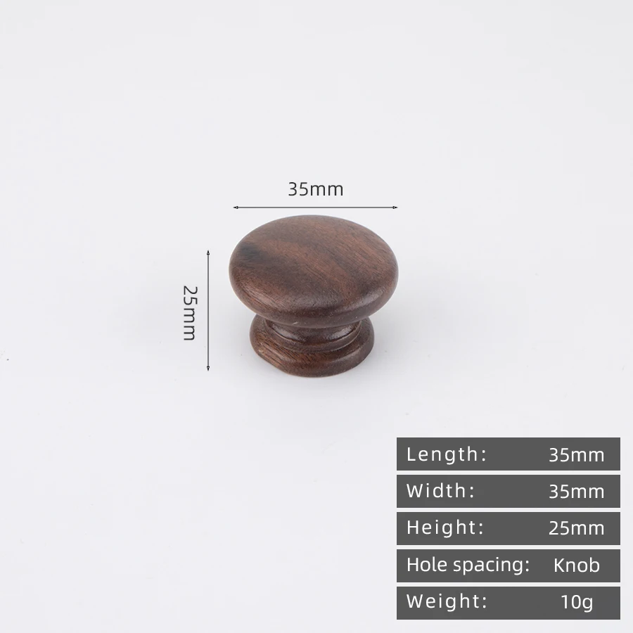 KEDLO Japanse stijl massief houten kinderkamer houten+messing greep houten stijl moderne minimalistische walnoot houten ladegreep