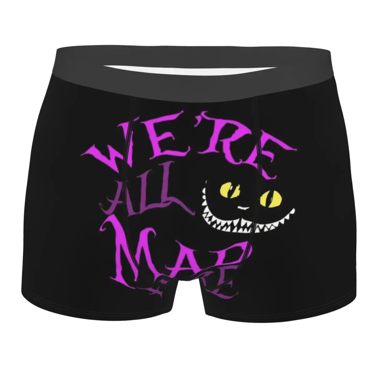 

Нижнее белье в стиле аниме «Алиса в стране чудес», мужские дышащие трусы-боксеры, шорты, мягкие трусы для Homme