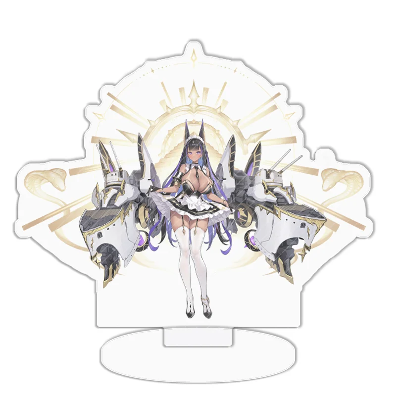 Azur Lane Akrylowa Tabliczka Stojąca 8. Rocznica Elbing Cheshire Taiho Monarch Dekoracja Anime Gra Prezent dla Fanów Ozdoby na Biurko