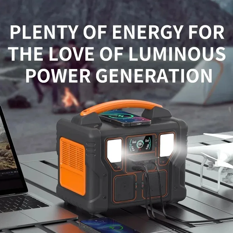 Oem Backup Electric Mobile 500 Watt Power Bank Outdoor Camping Solar Generator 500w Lithium Battery Portable Power Station