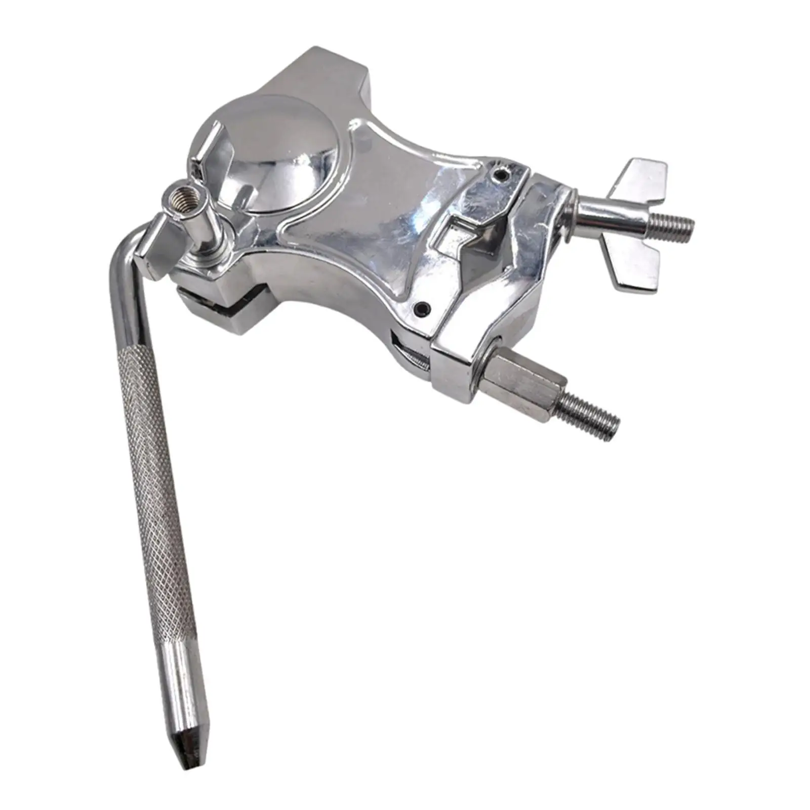 Clamp for Drum Cowbell Multi Functional L Rod Holder 360 Degree Rotation for Percussion Set