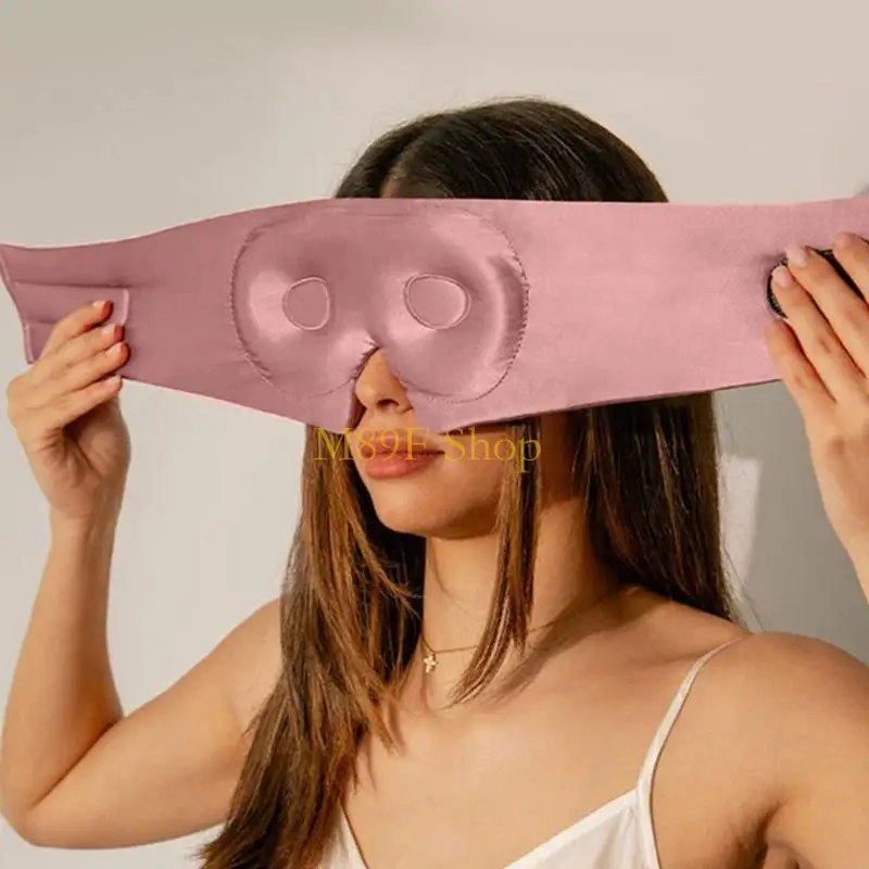 M89F Eye Mask Premium 22Momme Silk Eye Masks Anti Aging Skin Comfort Light Blocking