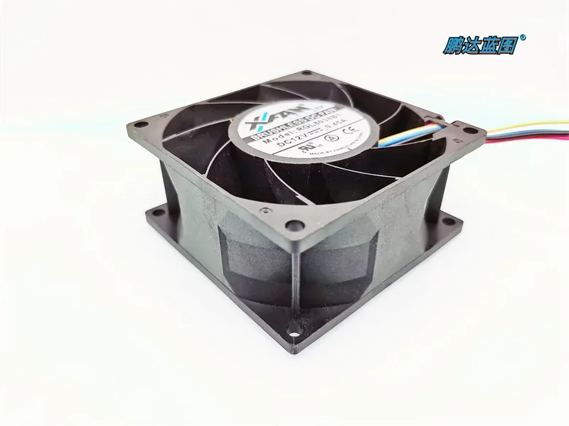 Xinruilian 8038 double ball bearing RGL8038B1 alarm temperature control function 12V 0.45A 8CM fan80*80*38MM