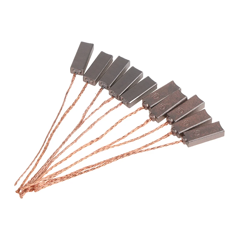 Regulador do Gerador do Veículo do Carro Elétrico Escovas de Carbono para Ferramentas do Alternador 4*6*17 mm 10 Pcs de Alta Qualidade