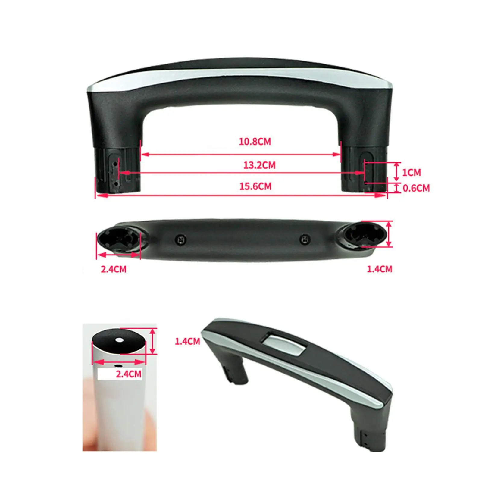 Luggage Handle Luggage Replacement Handle Pulls Rolling Luggage Easy to Install Strong Bearing Capacity Carrying Case Handle