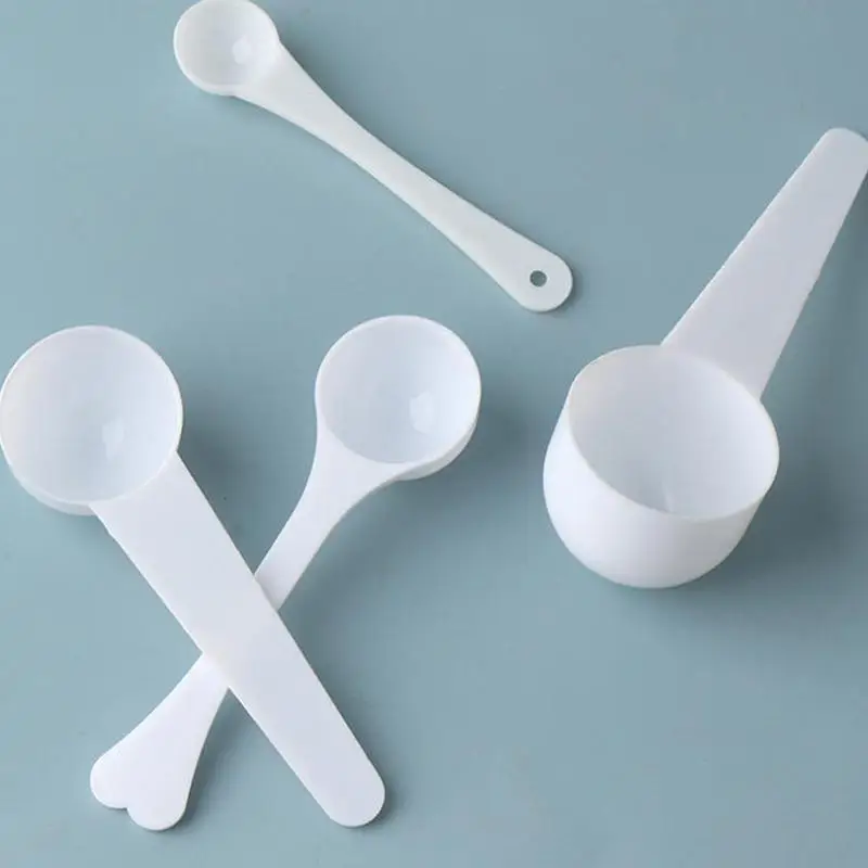 [J] 10PCS Plastic Measuring Spoons Scoop For Child Milk Powder/Coffee/Protein Multifunctional Home Kitchen Accessory