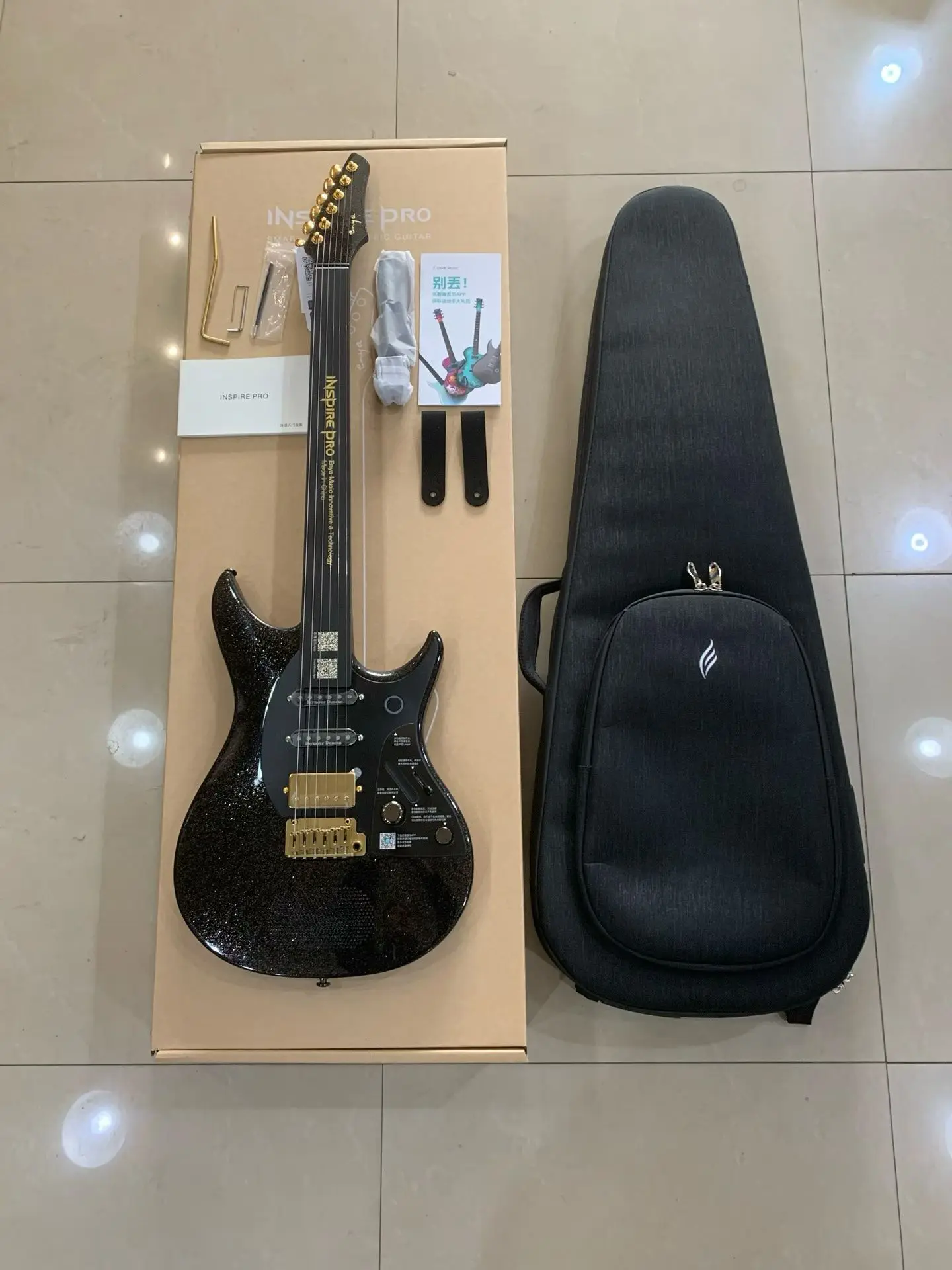 Official Genuine INSPIREPRO Guitar Genuine Smart Carbon Fiber Electric Guitar New Model