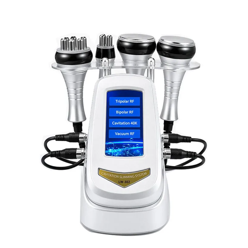 4 in 1 40K Ultrasonic Cavitation Machine Radio Frequency Skin Tightening Body Sculpting Beauty Device for Home Salon Use