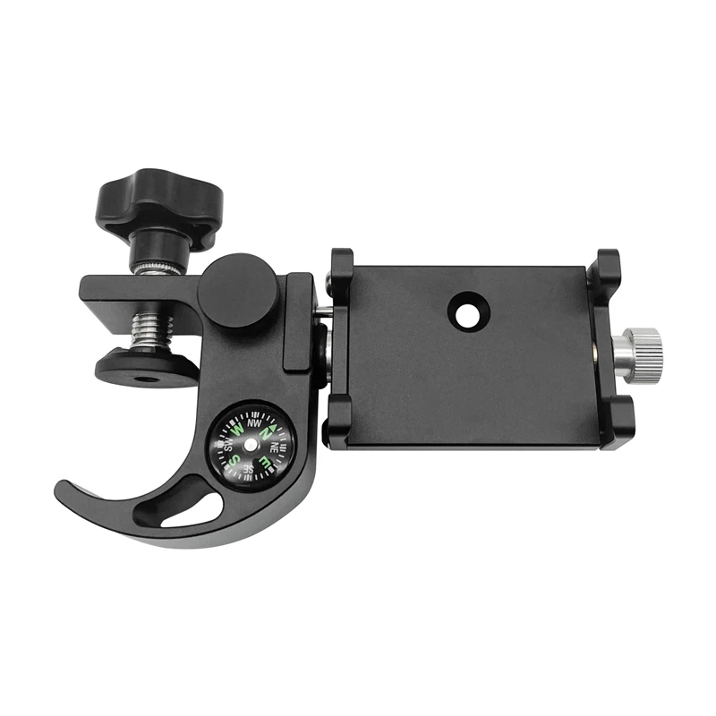 Bracket Cradle With Compass Phone Holder Pole Clamp For GPS FOR Data Collector Total Station